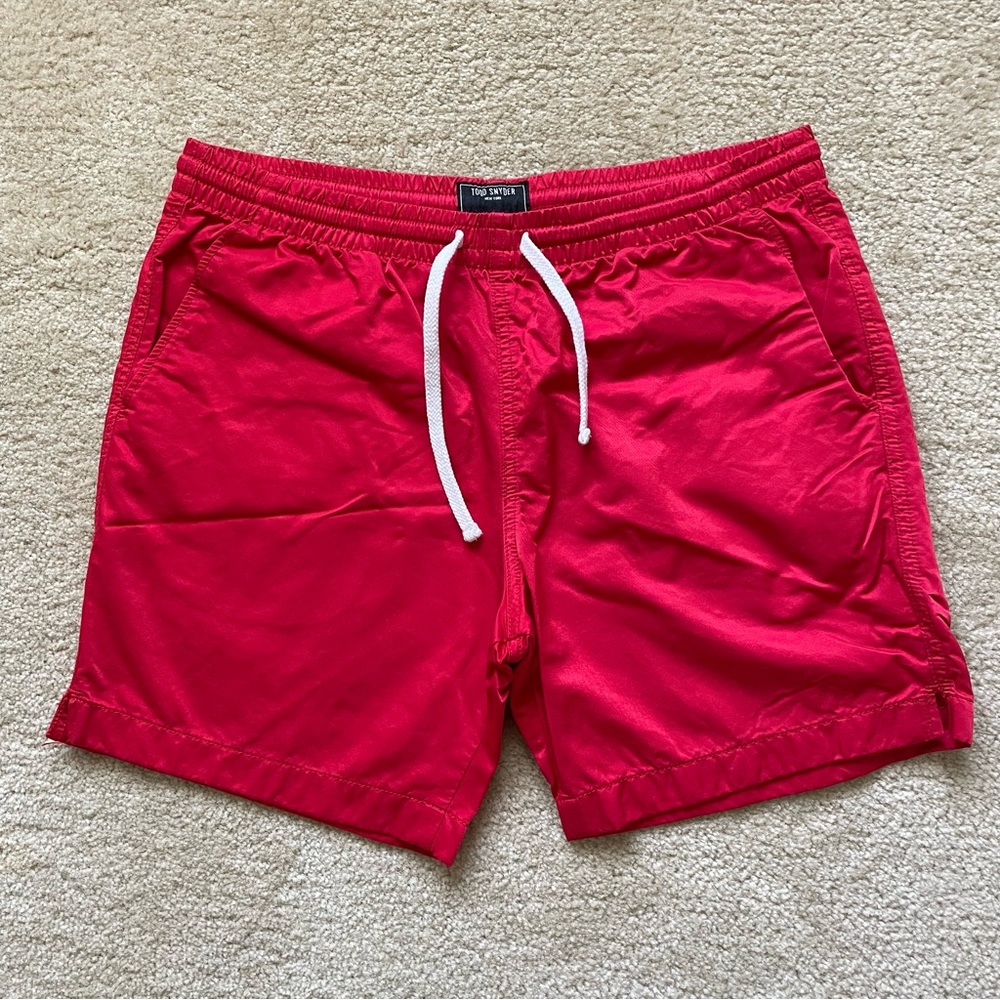 Todd Snyder Satin Shorts M
